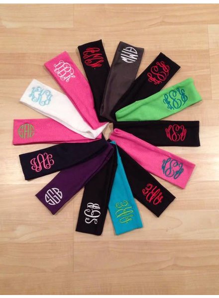 Cotton Headband with Monogram