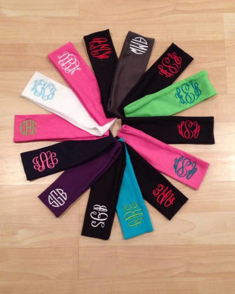 Cotton Headband with Monogram