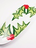 The Royal Standard Holly Leaves Ceramic Serving Dish
