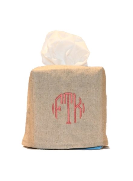 Linen Tissue Box Covers - Linen