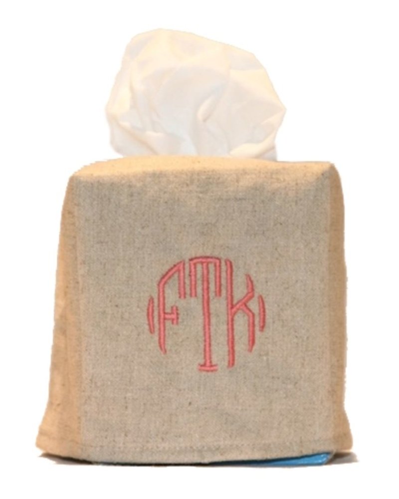 Linen Tissue Box Covers - Linen