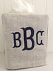 Linen Tissue Box Covers - Linen
