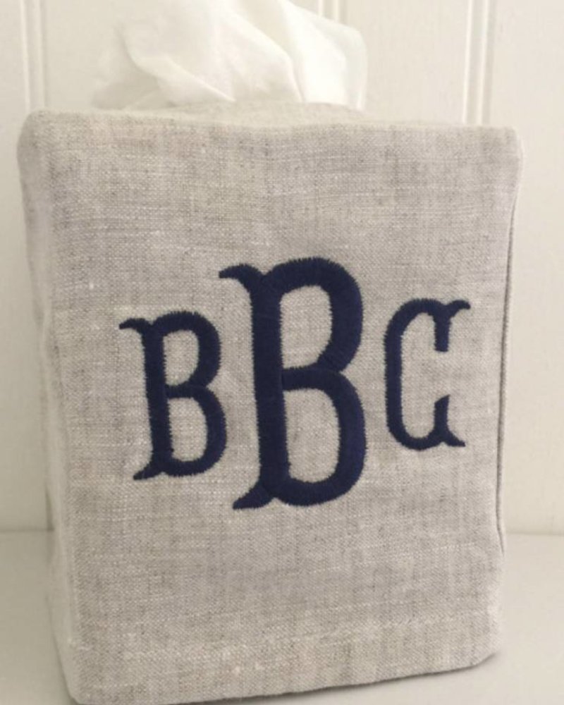 Linen Tissue Box Covers - Linen