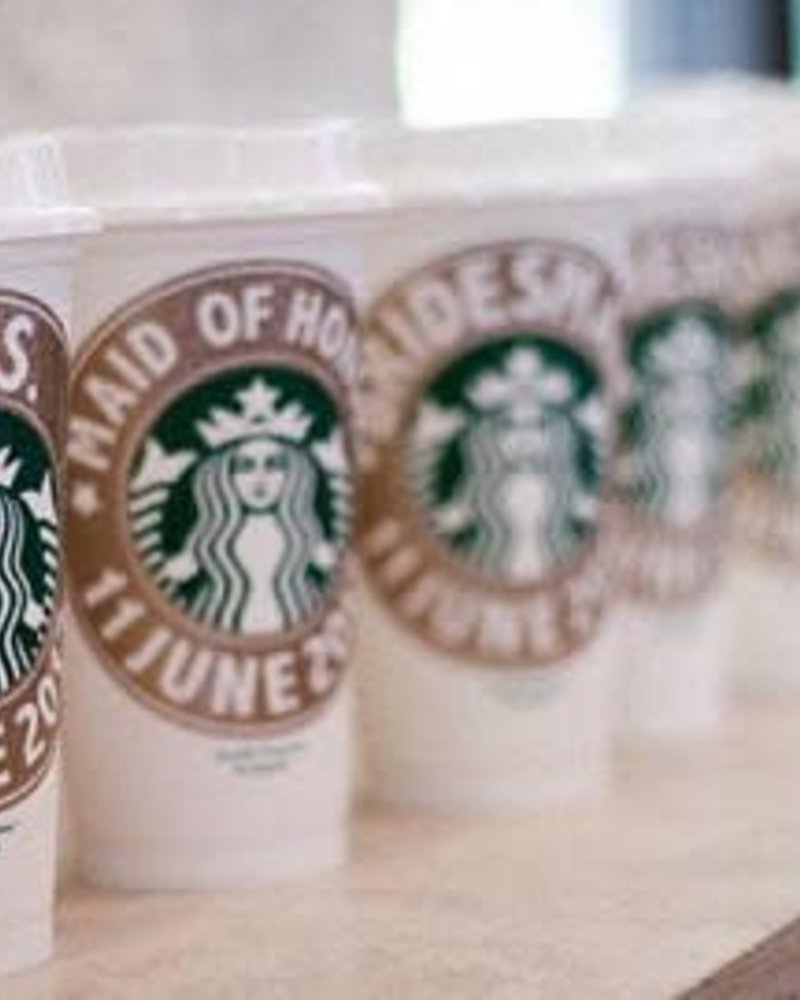 Customized Starbuck Reusable Cups