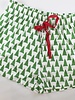 Xmas Tree Pajama Shorts