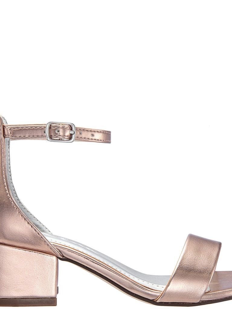 rose gold dressy sandals