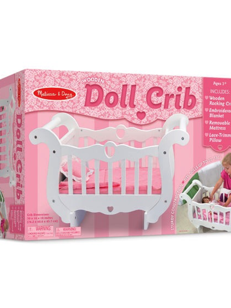 melissa and doug doll bed