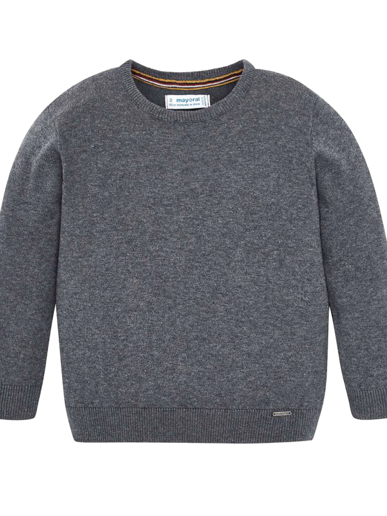 dark grey sweater