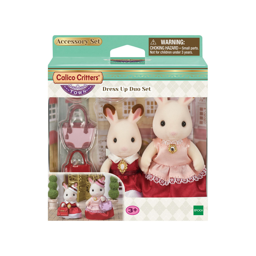 Calico Critters Dress Up Duo Set Pumpkin And Bean