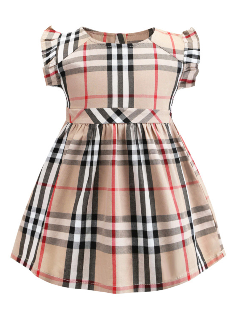 kids plaid dress