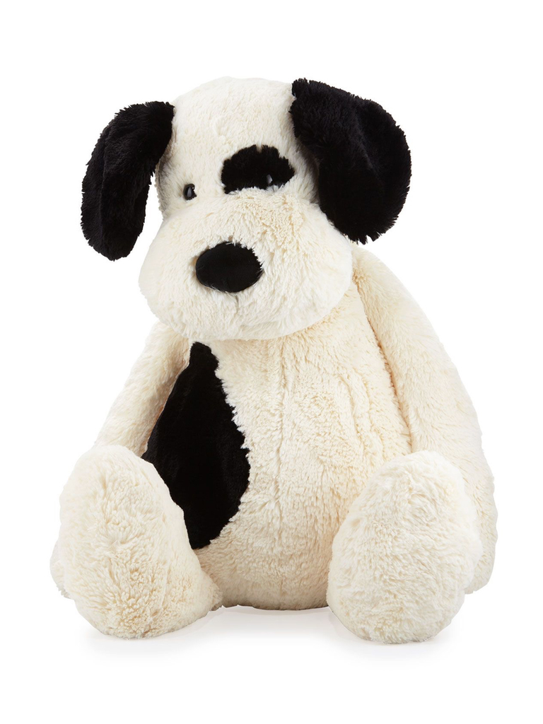 jellycat brown and white dog