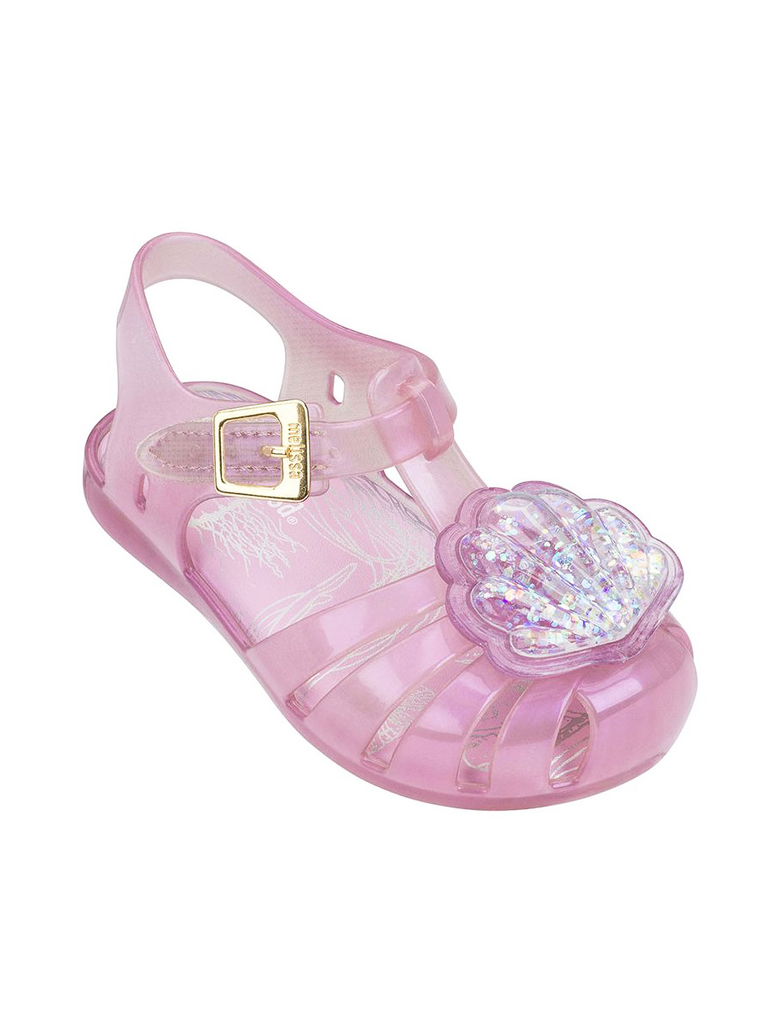 Mini Melissa Pink Seashell Sandals 