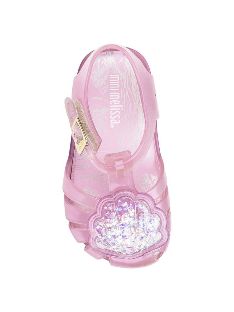 Mini Melissa Sale Pink Seashell Sandals 
