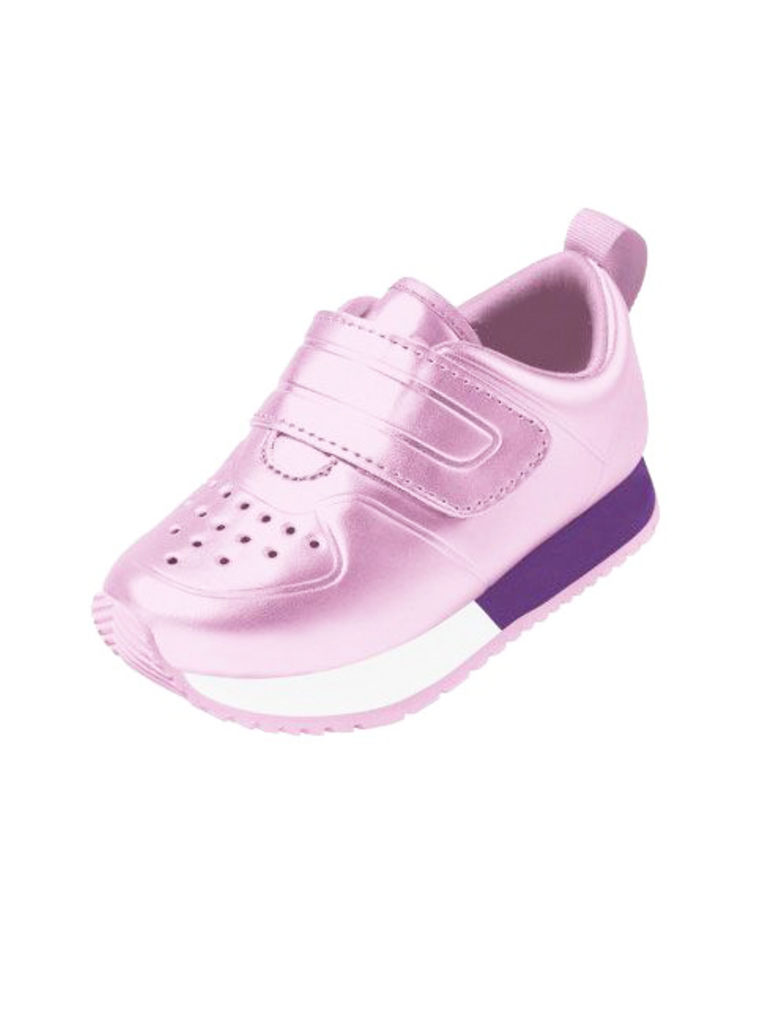 lilac baby shoes