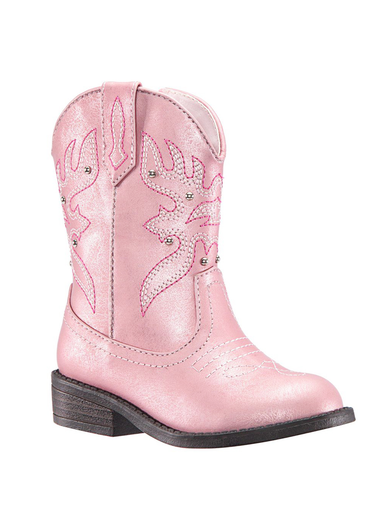 kids pink cowboy boots