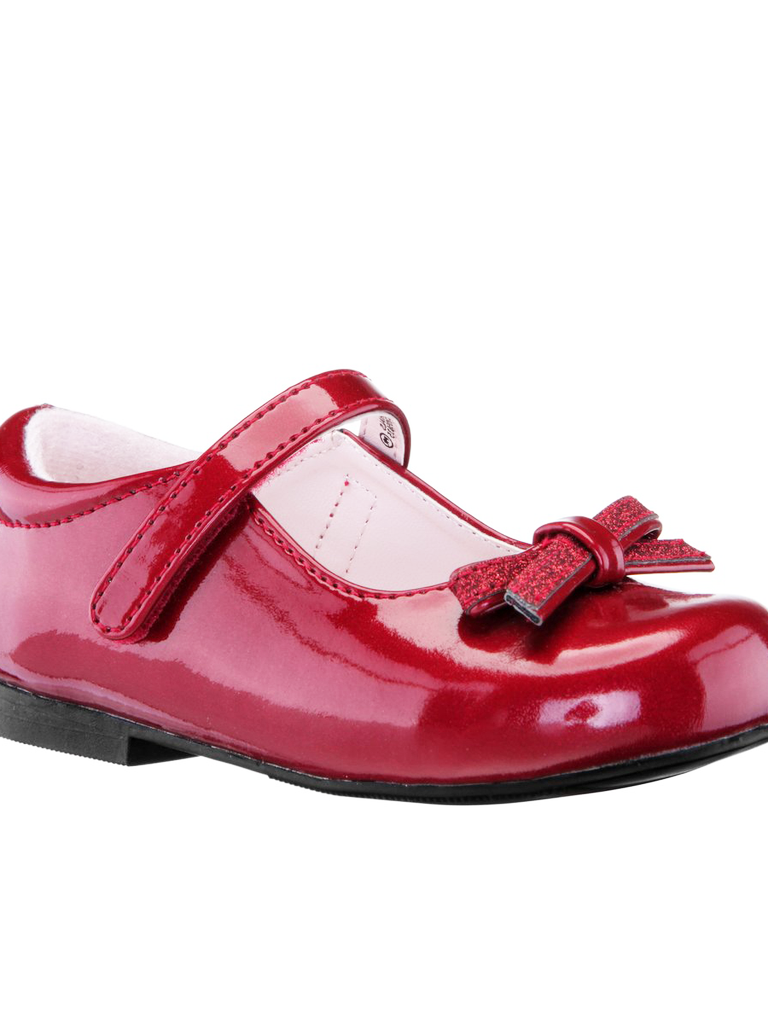 red mary janes baby