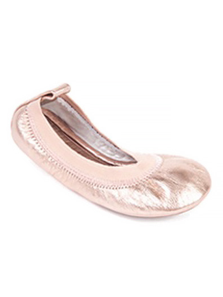 yosi samra rose gold ballet flats