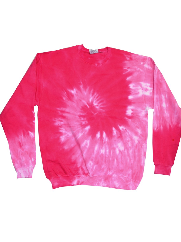 custom tie dye crewneck