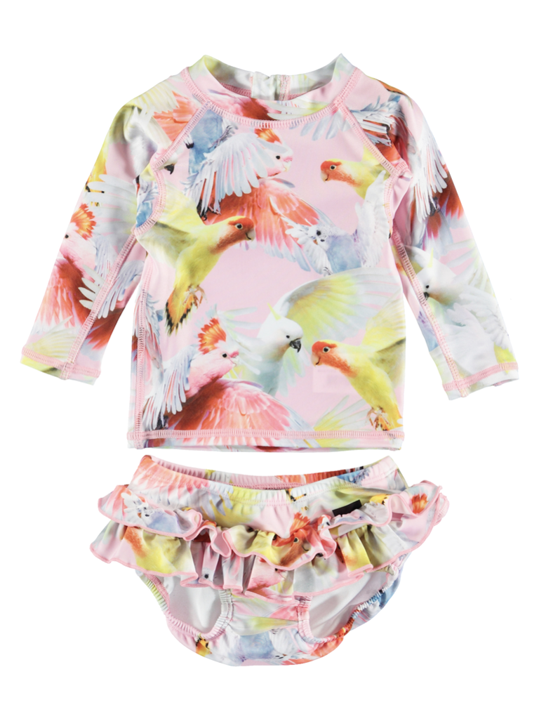 baby girl rash guard