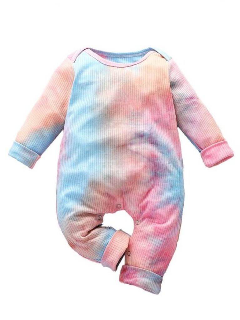 tie dye romper baby