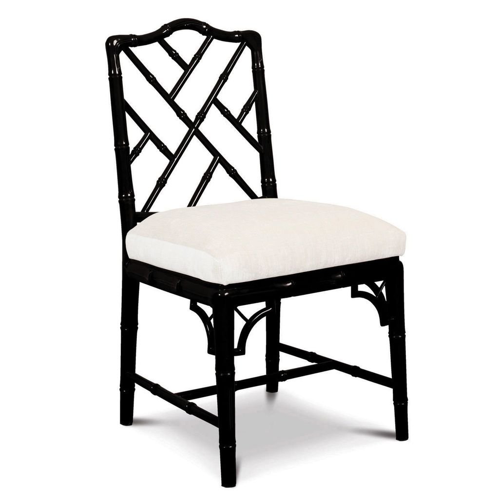 Black chippendale clearance chairs