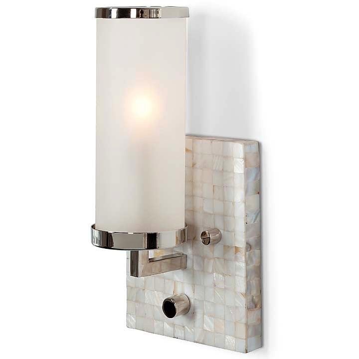 mother of pearl wall sconce