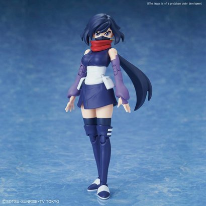 BANDAI MODEL KITS 5056761 #28 Diver Ayame "Gundam Build Divers", Bandai Figure-rise Standard
