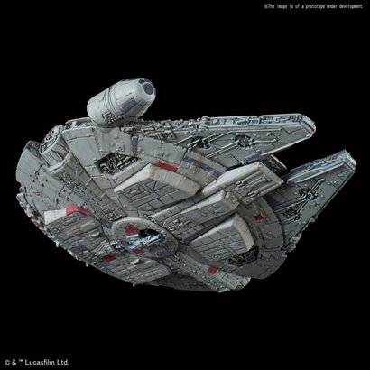 BANDAI MODEL KITS 5055704 015 Millennium Falcon Empire Strikes Back Ver. "Star Wars", Bandai Star Wars 1/350