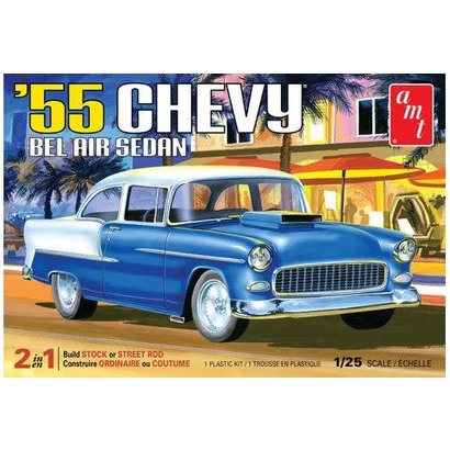 AMT - AMT Models 1119 - 1955 Chevy Bel Air Sedan 1/25 Plastic Model Kit