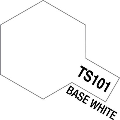 TAM - Tamiya 865- 85101 TS-101 Base White 100ml Spray Can