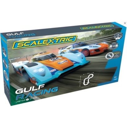 SSR-Scalextric C1384T Slotcar Set 1/32 GULF RACING - LMP GULF V GT GULF