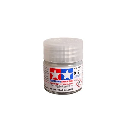 TAM - Tamiya 865- 81521 Acrylic Mini X21 Flat Base