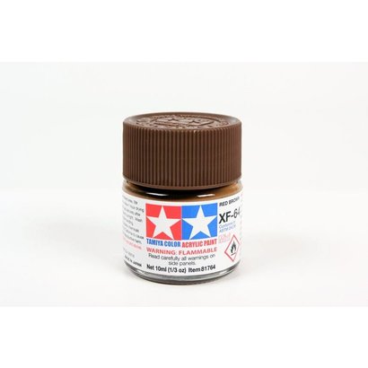TAM - Tamiya 865- 81764 Acrylic Mini XF64 Red Brown
