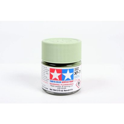 TAM - Tamiya 865- 81771 Acrylic Mini XF71 Cockpit Green 1/3 oz