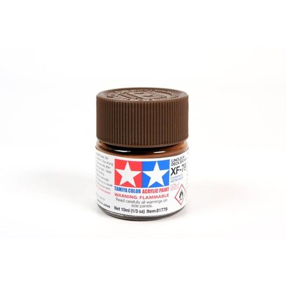 TAM - Tamiya 865- 81779 Acrylic Mini XF79 Linoleum Deck Brown 1/3 oz