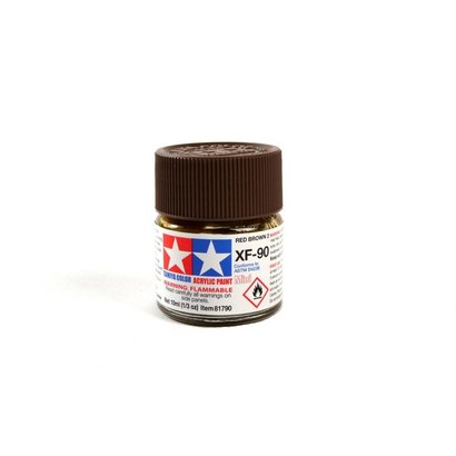 TAM - Tamiya 865- 81790 Acrylic Mini XF-90 Red Brown 2