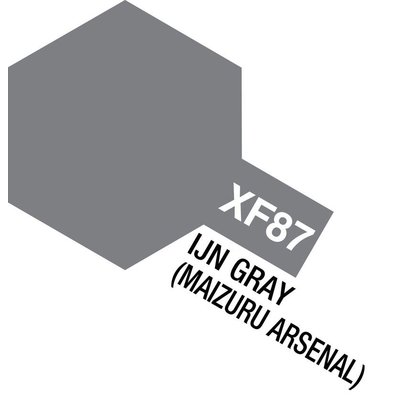 TAM - Tamiya 865- 81787 Acrylic Mini XF-87 IJN Gray (Maizuru Arsenal) 10ml