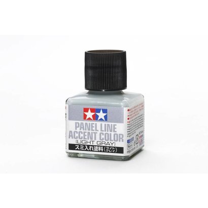 TAM - Tamiya 865- 87189 Panel Line Accent Color, Light Gray