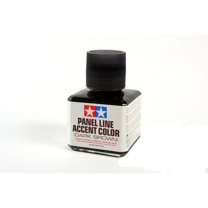 TAM - Tamiya 865- 87140 Panel Line Accent Color, 40ml Dark Brown