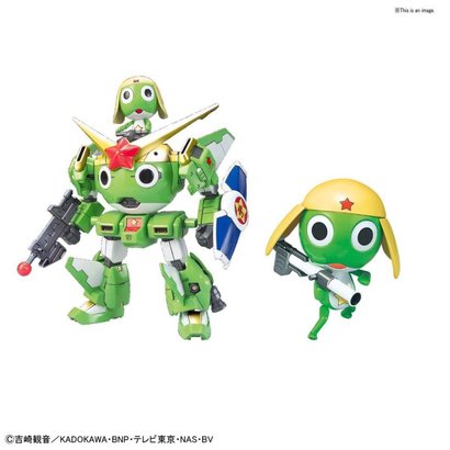 BANDAI MODEL KITS 5057072 Keroro Gunso and Keroro Robo Gunso Anniversary Special Ver. "Keroro", Bandai Keroro Plamo Collection