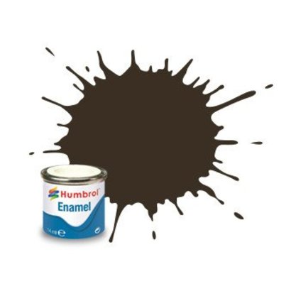 HMB - HUMBROL AA0117 - Gloss, Service Brown - Enamel, 14ML, Gloss, Shade 010