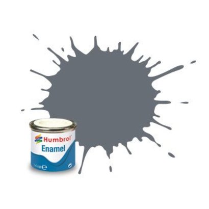 HMB - HUMBROL AA0059 - Dark Admiralty Grey - Enamel, 14ML, Gloss, Shade 005