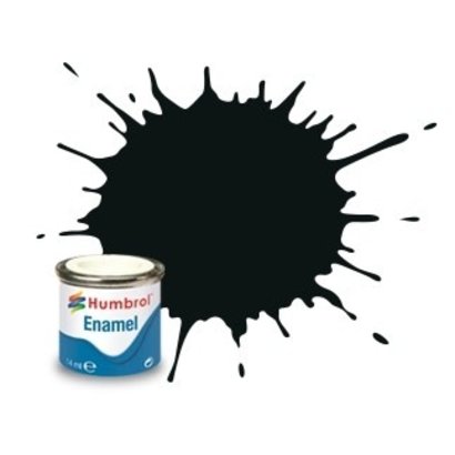 HMB - HUMBROL AA1002 - Black Green - Enamel, 14ML, Matt, Shade 091