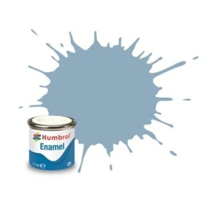 HMB - HUMBROL AA1417 - US Compass Grey - Enamel, 14ML, Satin, Shade 128