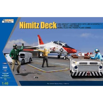 KIN - Kinetic Models 48057 Kinetic Models USN Deck and T-45 Goshawk and 3 GSE : 1. 1/48 Ca