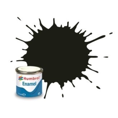 HMB - HUMBROL AA1777 - Dark Green - Enamel, 14ML, Satin, Shade 163