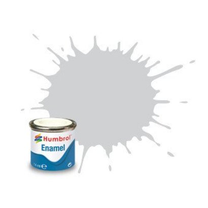 HMB - HUMBROL AA0120 Silver Enamel, 14ML, Metallic, Shade 011