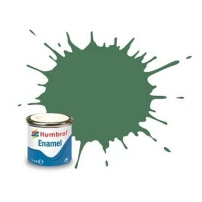 HMB - HUMBROL AA1119 - Mid Green - Enamel, 14ML, Matt, Shade 101