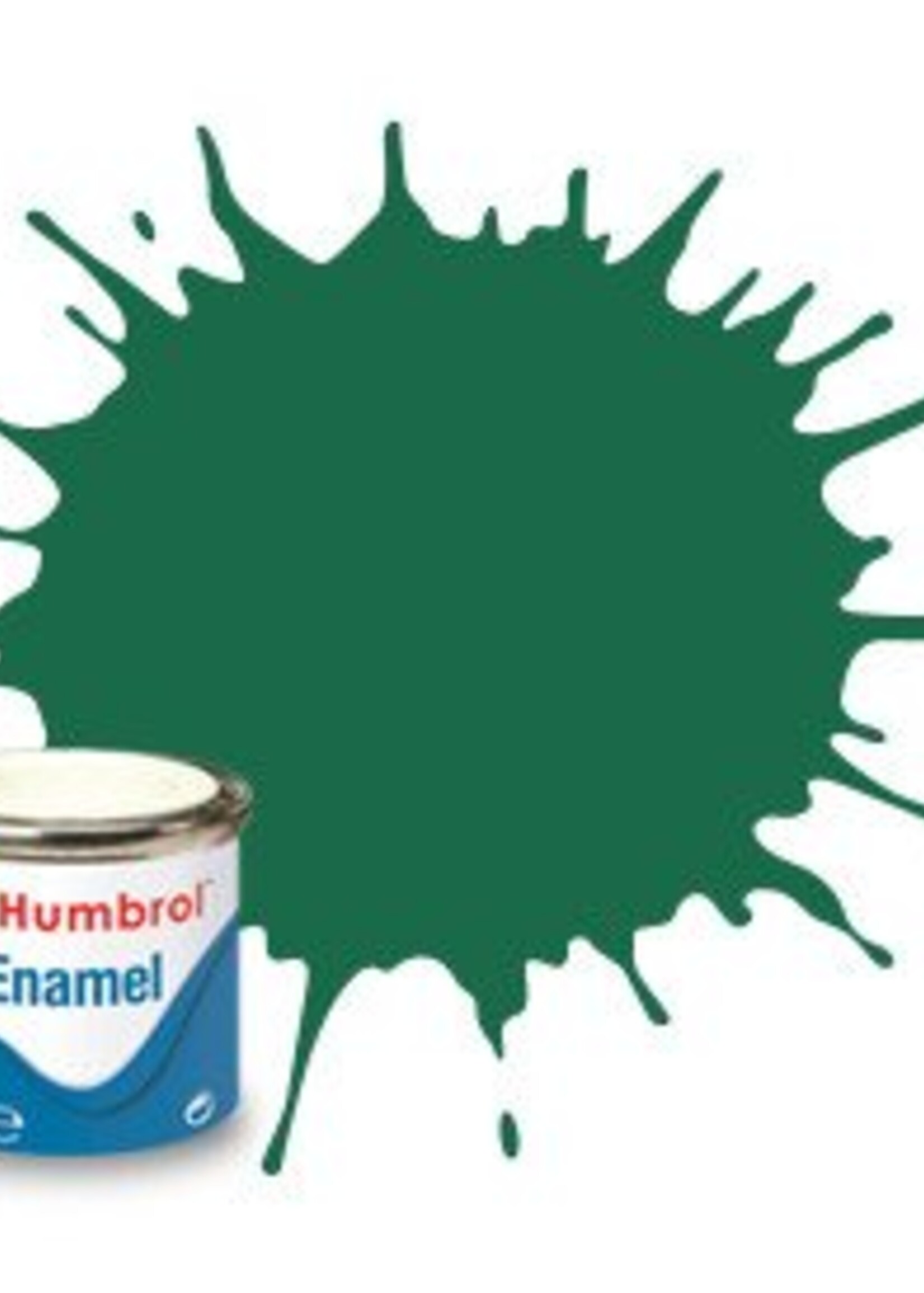 Humbrol  (HMB) AA0326 - Dark Green - 14ml Enamel Paint, MATT, Shade 030