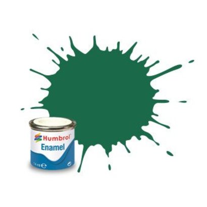 HMB - HUMBROL AA0326 - Dark Green - 14ml Enamel Paint, MATT, Shade 030